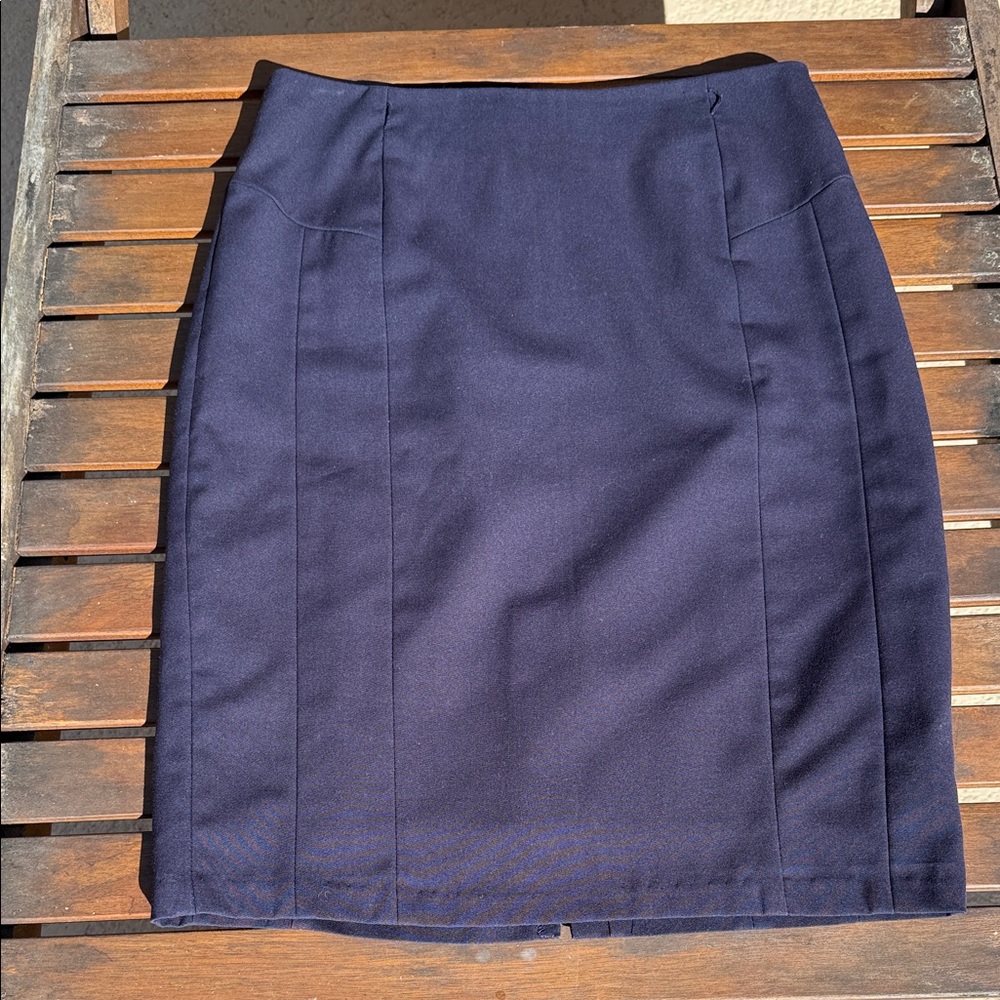 H&M Dark navy Blue Pencil Skirt